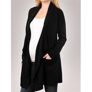 Buy A Pea in the Pod Collection: Long Sleeve Cascade Maternity Cardigan by A Pea in the Pod