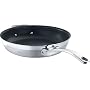 Le Creuset Trivita Stainless Steel Frying pan with Excalibur Non-Stick, 24 cm
