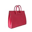 Pratesi 'Alberti' Leather Handbag with two handles in Pink Brunelleschi Leather