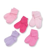 Baby Girls' Socks - Pink - 5pk