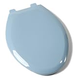 Tools & Hardware : Comfort Seats C1B3E4S-45 EZ Close Deluxe Plastic Toilet Seat, Elongated, Regency Blue