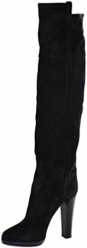 Reed Krakoff Women's Suede Knee High Boots-Black-39