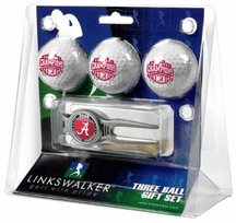 Alabama Crimson Tide 2009 Bcs Champions 3 Ball Golf Gift Pack With Kool Tool