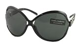 AUTHENTIC DOLCE&GABBANA SUNGLASSES DG 6025-B BLACK 6025B 501/87