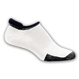 Thorlo Thick Cushion Rolltop Tennis Socks with THOR?LON? - White/Black - T-11-132