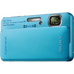 Sony Cyber-Shot DSC-TX10 16.2 MP Waterproof Digital Still Camera with Exmor R CMOS Sensor, 3D Sweep Panorama, and Full HD 1080/60i Video (Blue)