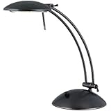 Lite Source LS-3421D/BRZ Flash Halogen Desk Lamp, Dark Bronze