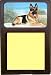 German Shepherd Sticky Note Holder