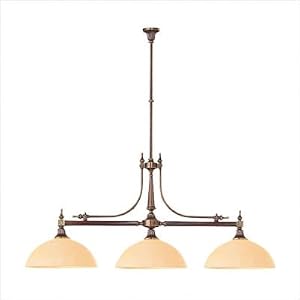 Crystorama Camden 1363-RB Round (27H x 48W) Pool Table 3 Light 300 watt Pendant in Roman... by Crystorama