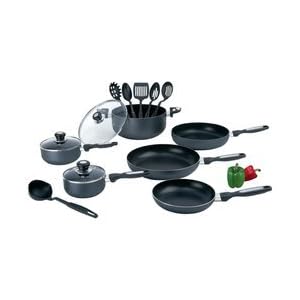 15PCS ALUMINUM COOKWARE SET