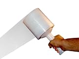 (12) ROLLS HAND STRETCH SHRINK WRAP 5" x 1000 x 50 GAUGE 12 ROLLS/CASE