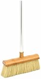 Bentley Natural Bamboo Broom with Natural Soft Tampico Bristles, Aluminium Handle with Bamboo Cap