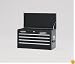 Waterloo PMX2606BK 26-Inch Wide by 12-Inch Deep by 15-1/3-Inch High Black Chest with 6 Ball Bearing Drawers and Tri Channel Construction