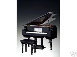 Grand Piano Music Box - Black