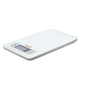 Soehnle 66100, Bilancia elettronica da cucina, display LCD, portata: 5 kg, precisione 1 grammo, colore: Bianco Soehnle 66100, Bilancia elettronica da cucina, display LCD, portata: 5 kg, precisione 1 grammo, colore: Bianco