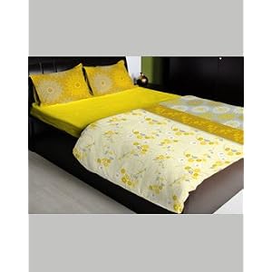 Dreamline Double Bed Sheet, Lemonade