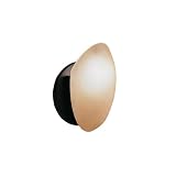 Kichler Lighting 6520TZ 1-Light ADA Wall Mount Sconce, Tannery Bronze with Umber Mist Glass