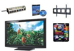 panasonic tc p50c1 hdtv hook up kit power protection calibration flat mount  more detail click!
