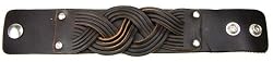 Genuine Leather Bracelet - Length: 9" - Width: 40 mm
