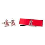 Los Angeles Angels Cufflinks and Money Clip Gift Set