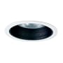 Eurofase TR-P602-21 6-Inch PAR30 Stepped Baffle Trim, Black/White