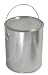 Qorpak MET-03099 Metal Unlined Round Paint Can with Triple Tite Lid and Securing Clips, 1 gallon Capacity, 610 mm Diameter x 708 mm Height, Case of 6