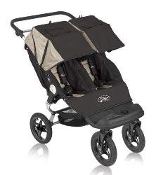 Baby Jogger City Classic Double Stroller, Black & Stone