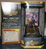 Comic Book Champions Fine Pewter Figure { Captain America}IMAGE
