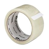 UNIVERSAL PRODUCTS / General purpose box sealing tape, 48mm x 50m, clear, 3 core / UNV61000 / Sold a...