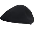 100% WOOL KNIT IVY DRIVER GOLF CABBIE CAP HAT * Black - Small / Medium