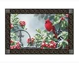 New Magnet Works, Ltd. Hollyberry Cardinal Matmate Non-Slip Recycled Rubber ....
