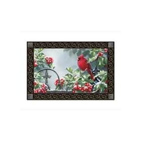  Hollyberry Cardinal MatMates Doormat
