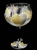 Bride's Heirloom Design - Hand Painted - Goblet - 12.5 oz.