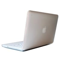 Clear mCover® Hard Shell Cover Case + Free Keyboard Skin for A1342 White Unibody MacBook 13-inch (Model No. A1342, Order # MC207LL/A MC516LL/A, released after Oct. 20, 2009)