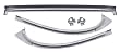 1932 FORD ROADSTER RAIN GUTTER SET (INCLUDES TROUGH, SIDES AND TRIANGLE CORNERS)