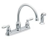 MOEN INCORPORATED 87888 KITCHEN 2 HANDLE FAUCET WITH SPRAY