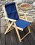 Highlands Deck Chair - Navy Blue