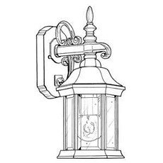 Designers Fountain Devonshire Outdoor Wall Lantern by