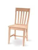 International Concepts C-61P Pair of Café Chairs, Unfinished