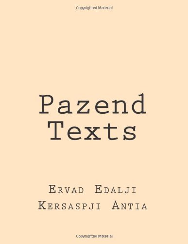 Pazend Texts (Persian Edition)