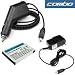 Bargaincell- 3-Piece Value Combo Pack Of HTC T-Mobile Dash PDA Smartphone Includes: Vehicle Cigarette Lighter Power Charger with IC Chip + Home Wall Travel Plug in Ac Charger + Standard Lithium-Ion Replacement Battery