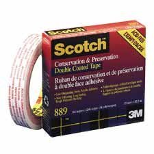 3M Commercial Office Supply Div. Products - Drafting Tape, Medium Weight, 3 Core, 3/4x36 Yards, Clear - Sold as 1 RL - Scotch acid-free preservation tape is perfect for securing framed artwork. Totally acid-free, polyester double-stick tape wo