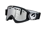 Dragon DXS Snow Goggles - Jet Frame/Ionized Lens/Black Round Logo Strap