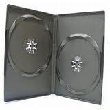 10 STANDARD Black Double DVD Cases