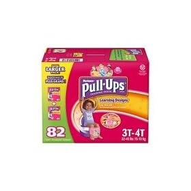 Huggies Pull Ups Training Pants- 3T-4T 82 count: Baby