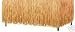 set of 3 Natural tan Grass table skirts - wholesale LUAU party supplies