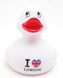 I Love London Patriotic Union Jack Bath Rubber Duck
