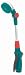 Gilmour Premium Short Gentl Shower Sprinkler #317SW Teal & Black