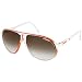 Carrera Champion/C/S Adult Fashion Sunglasses - Color: White Orange Shaded/Gray Shaded