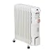 Prem-I-Air White 2.5kW 11 Fin Oil Filled Radiator With Adjustable Thermostat, 3 Heat Settings & 24 Hour Timer